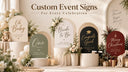 Custom Event Signs for Every Celebration: New at Decoratus US
