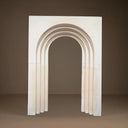3D rectangular stepped open arch