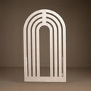 3 piece rainbow open arch backdrop set