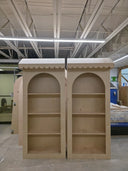 Trade Show Canopy Wall Unit Set – 2-Piece Display Shelving Set