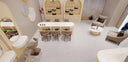 cream salon design usa