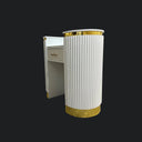 White Custom Reception Desk