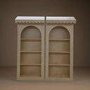 Trade Show Canopy Wall Unit Set – 2-Piece Display Shelving Set