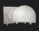 oval backdrop seperate