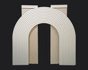 top rippled hollow arch seperate