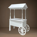 wooden sweet cart
