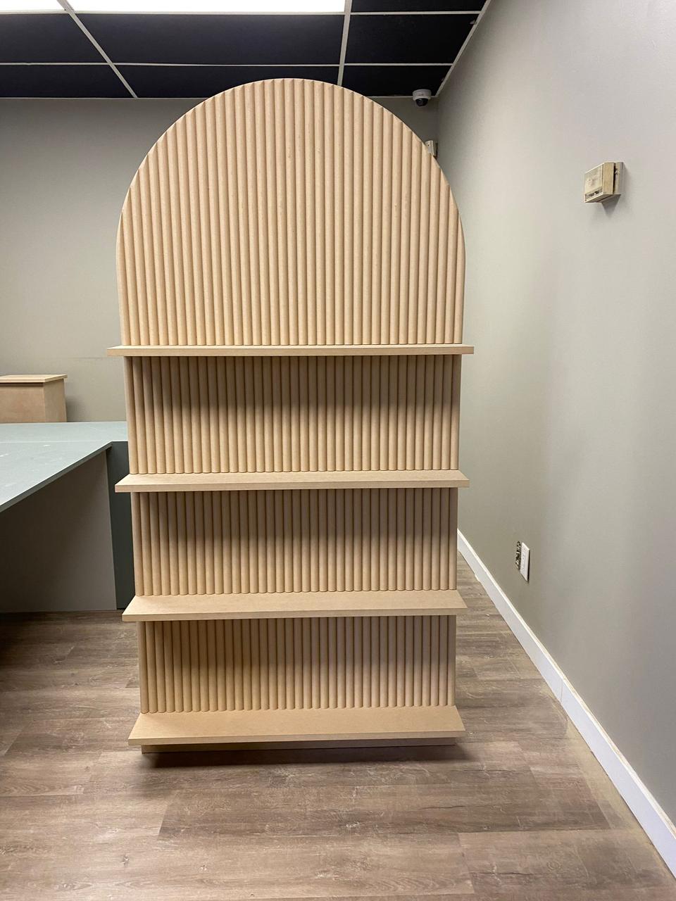 Oval Ripple Champagne Bar